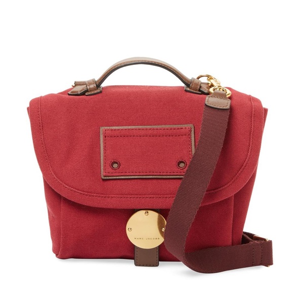 Marc Jacobs Handbags - Marc Jacobs leather canvas camera crossbody bag